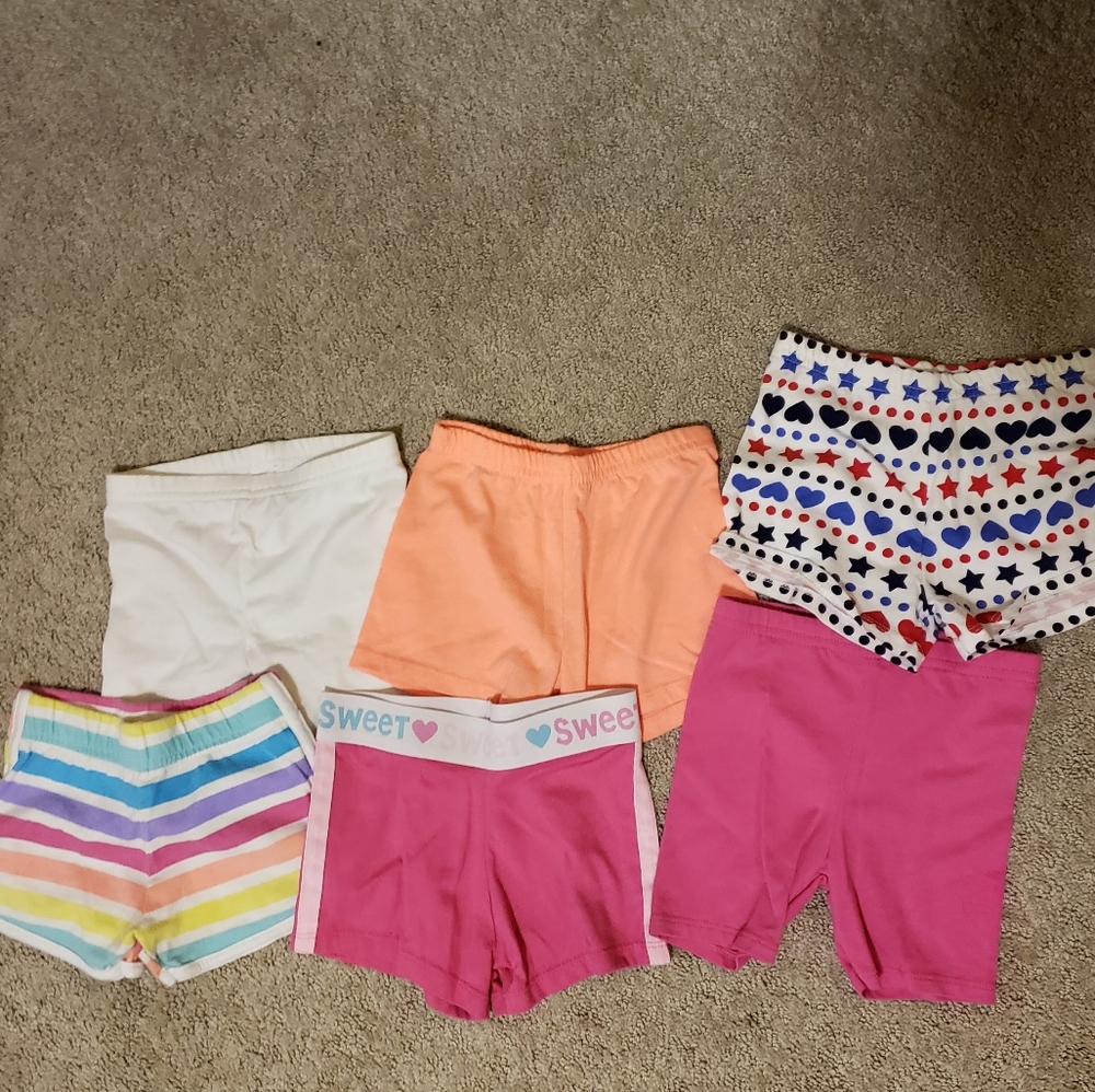 6 Pairs 2T Shorts